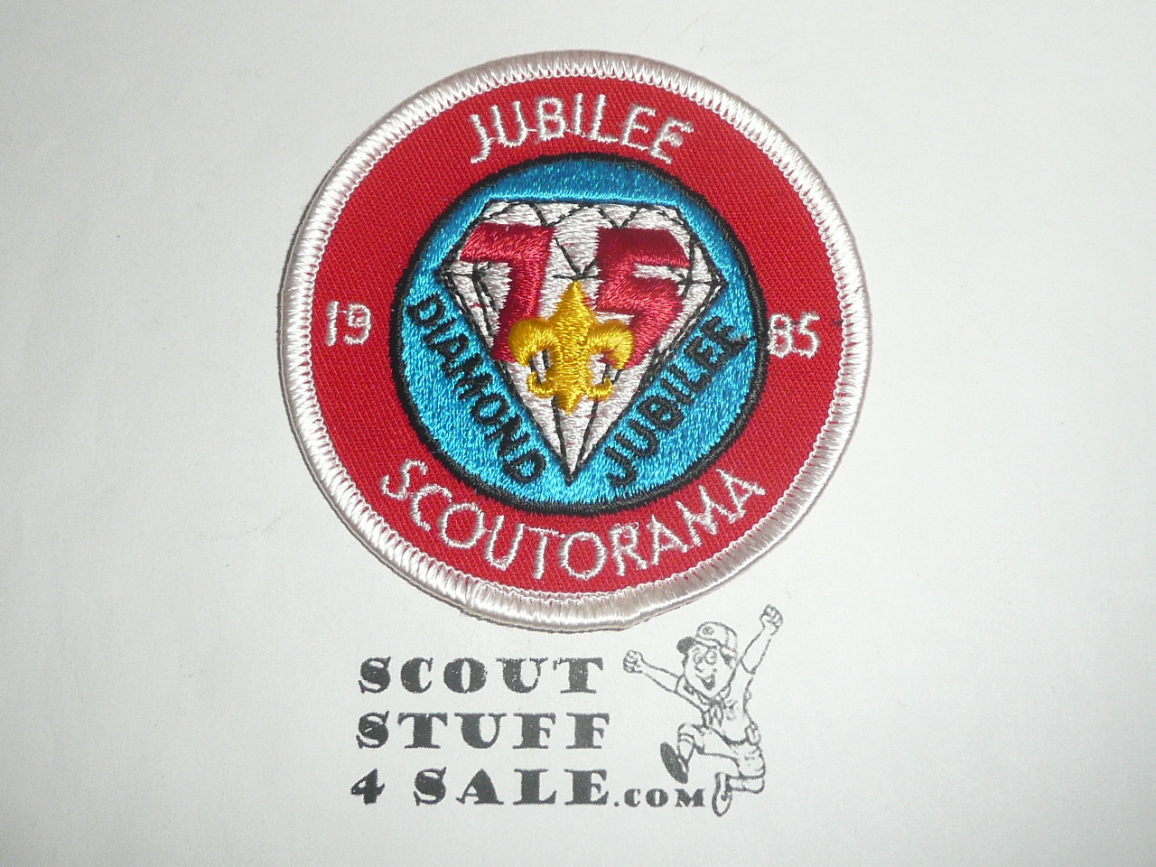 75th BSA Anniversary Patch, Jubilee Scoutorama