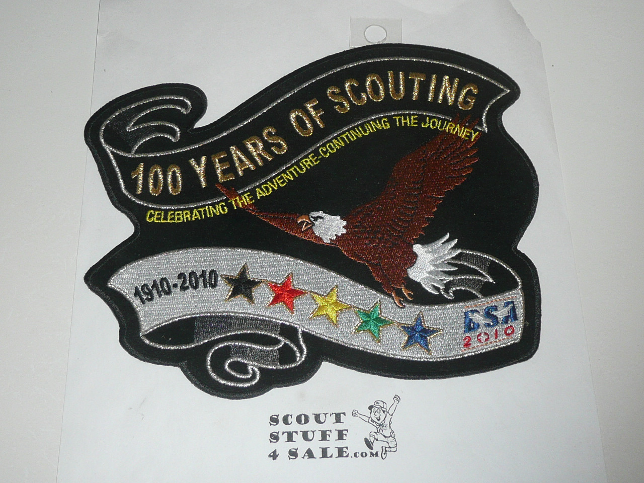 2010 100th Boy Scout Anniversary Commemorative Jacket Patch, Eagle
