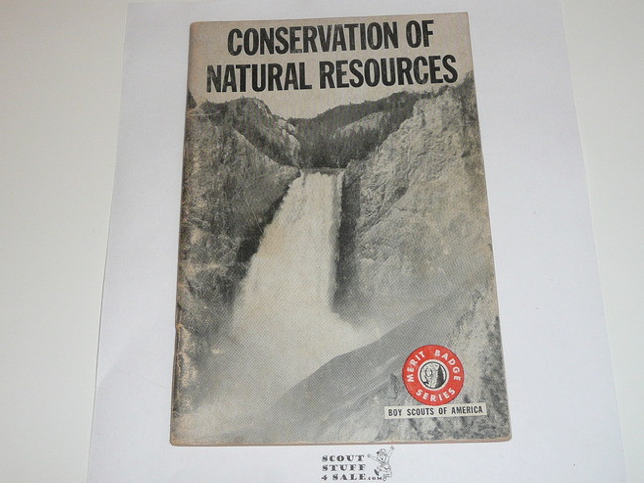 Conservation of Natural Resources Merit Badge Pamphlet, Type 7, Full Picture, 12-67 Printing