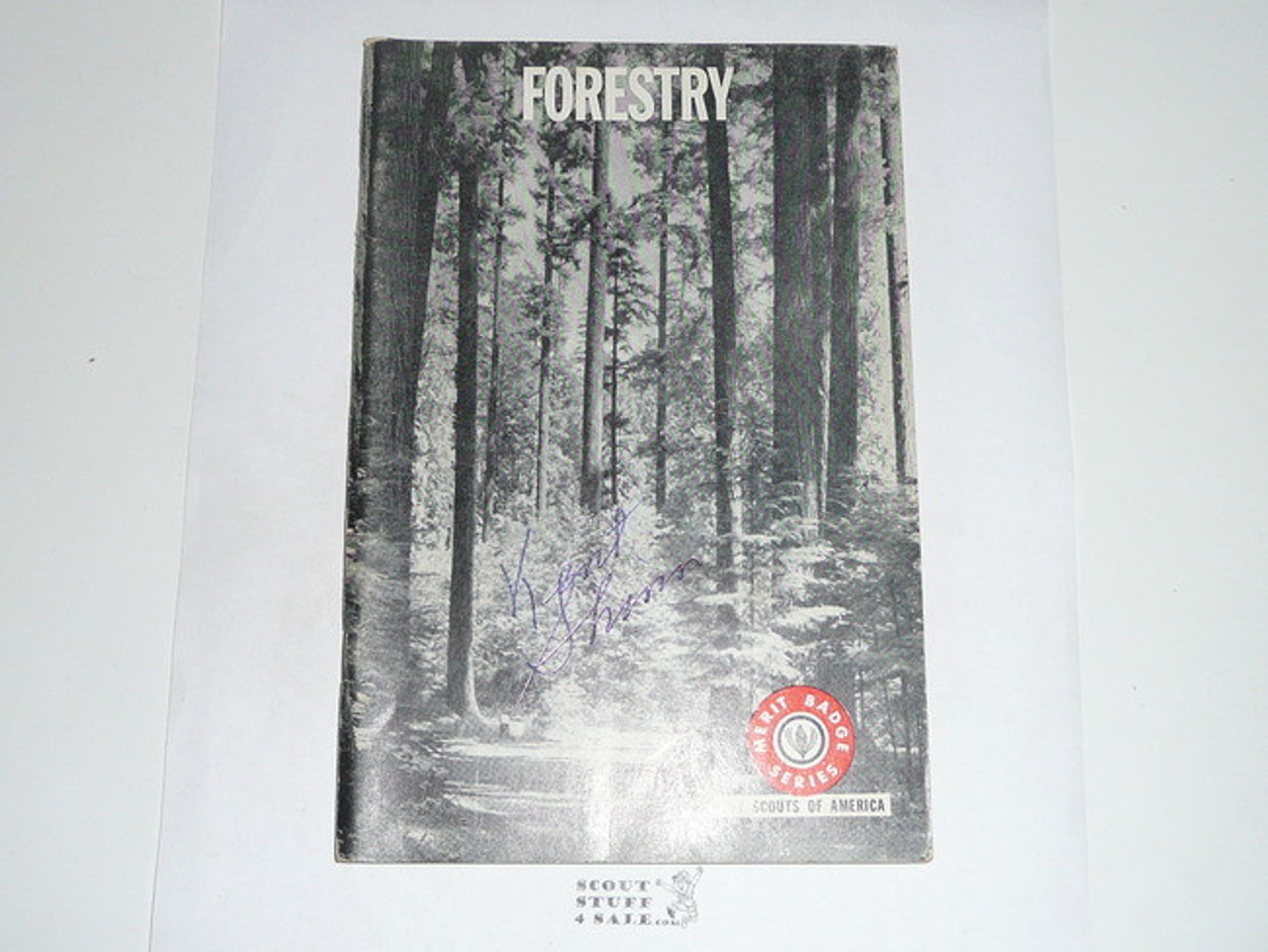 Forestry Merit Badge Pamphlet, Type 7, Full Picture, 2-69 Printing