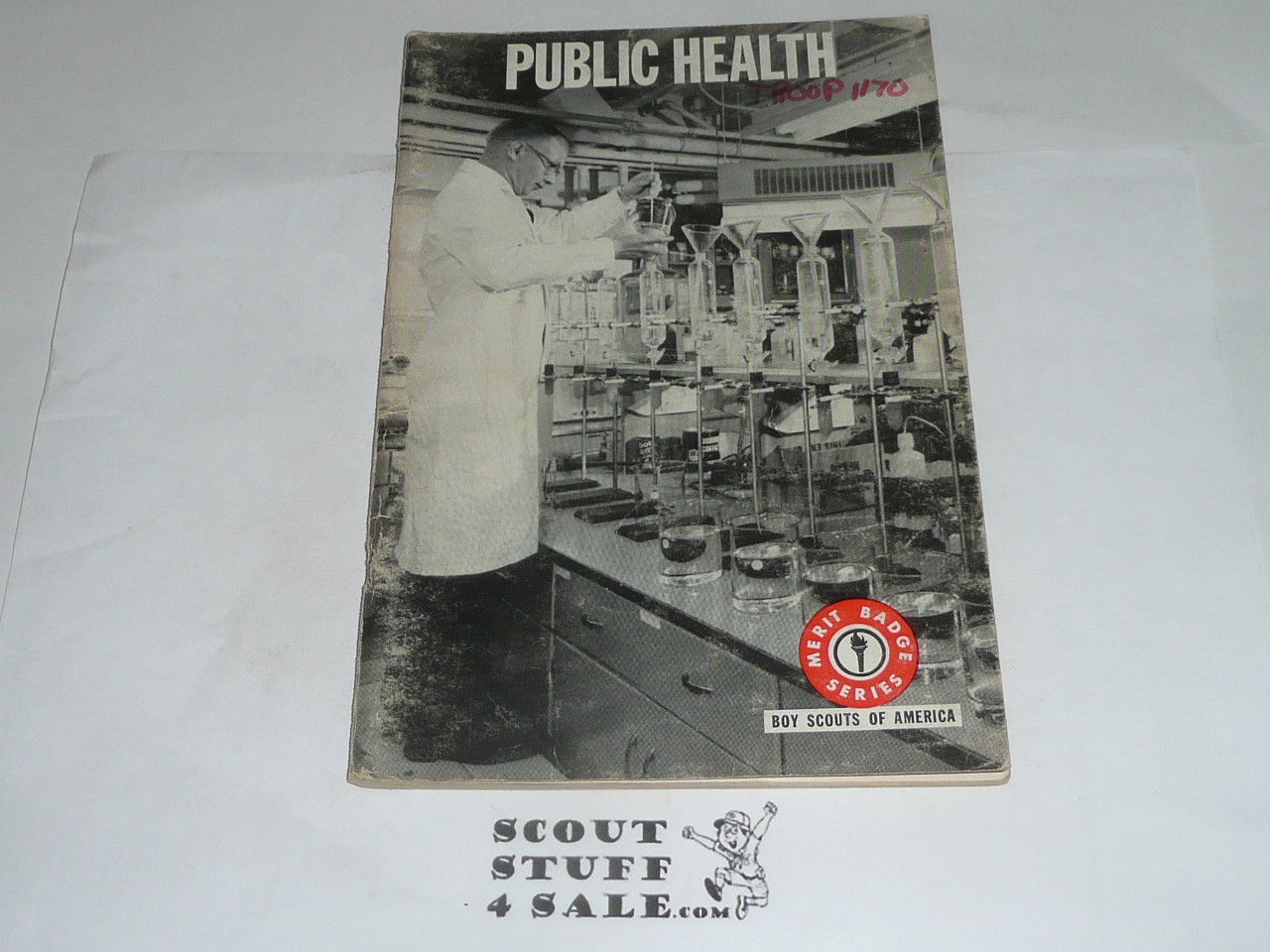 Public Health Merit Badge Pamphlet, Type 7, Full Picture, 5-70 Printing