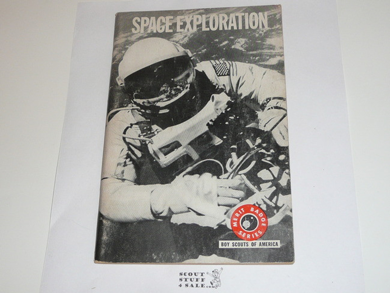 Space Exploration Merit Badge Pamphlet, Type 7, Full Picture, 5-67 Printing