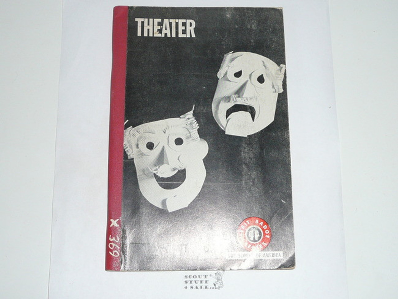 Theater Merit Badge Pamphlet, Type 7, Full Picture, 6-68 Printing