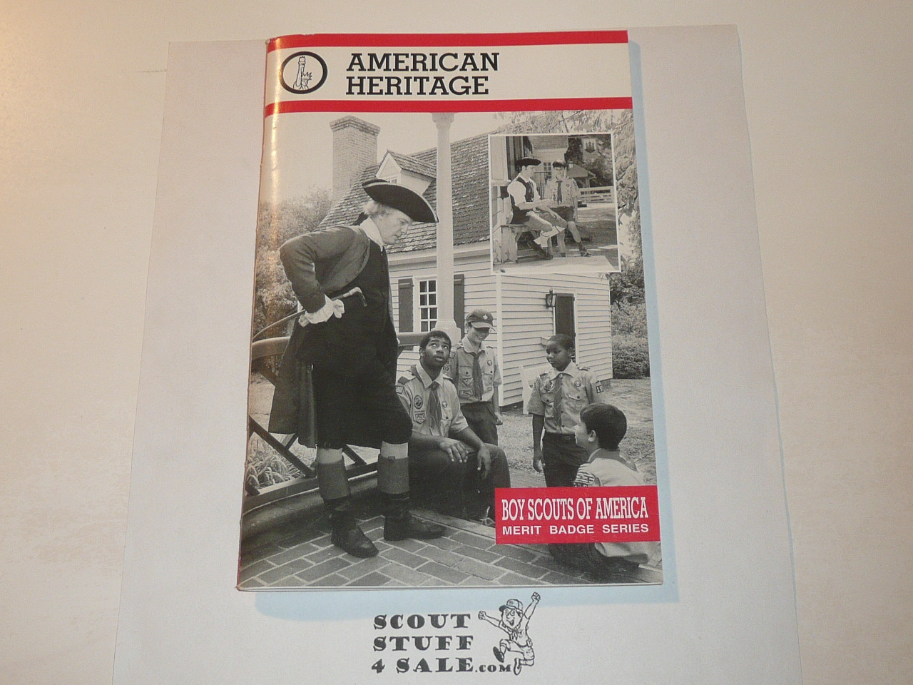 American Heritage Merit Badge Pamphlet, Type 9, Red Band Cover, 2007 Printing