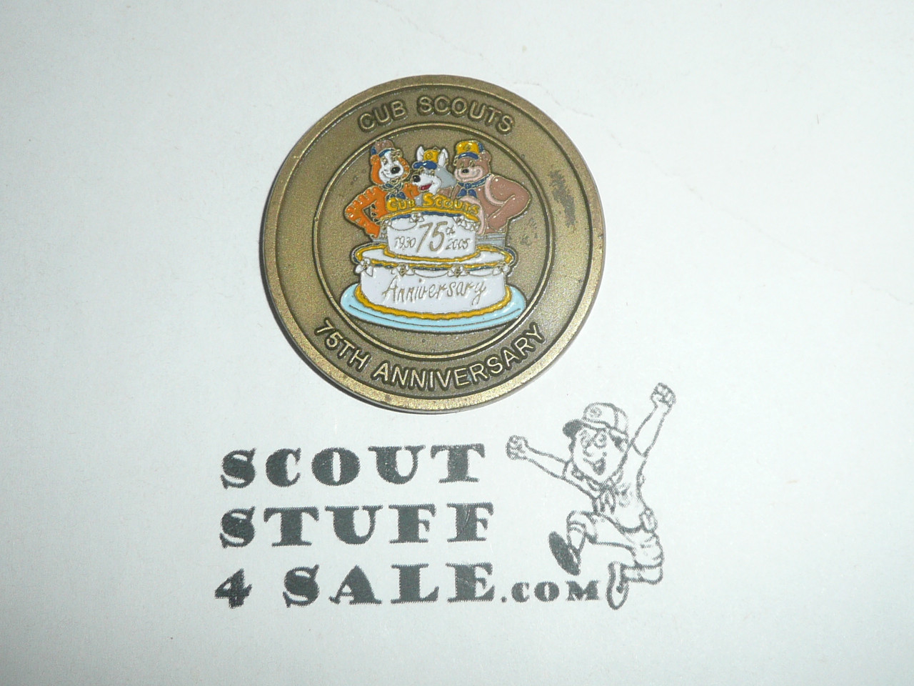 Cub Scout 75th Anniversary Challenge Coin / Token