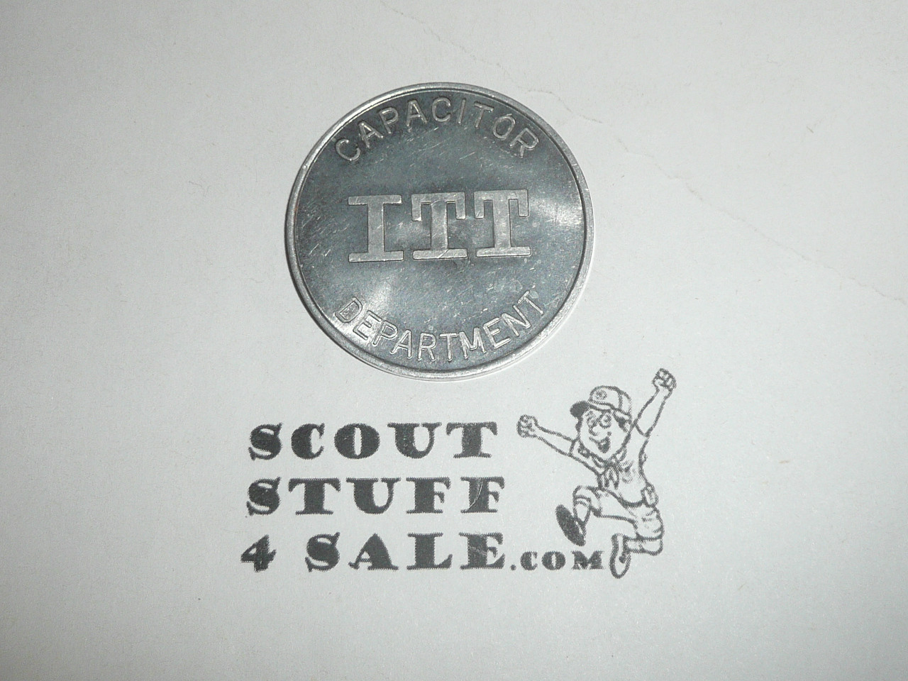 ITT Capacitor Department Hospitality Booth Coin / Token, IEEE 1964, Barbizon Plaza Hotel