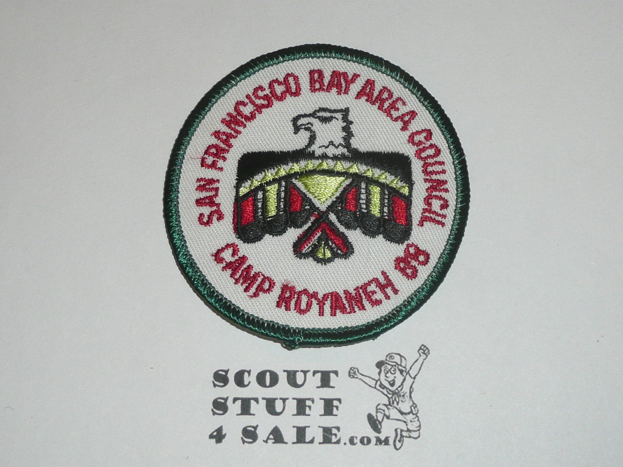 Camp Royaneh Patch, San Francisco Bay Area Council, 1988