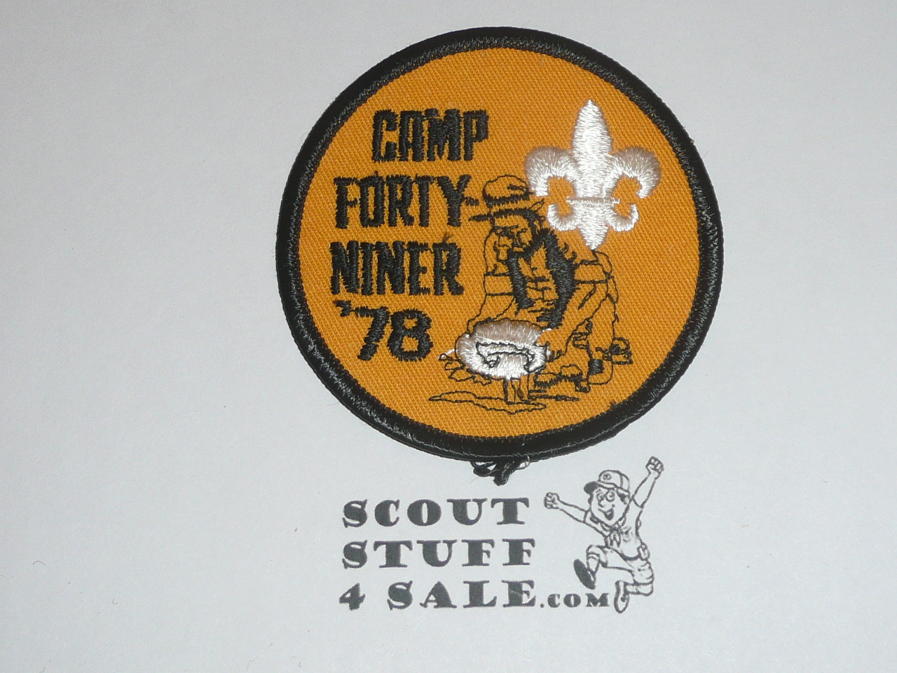 Camp 49'er Patch, Forty Niner Council, 1978