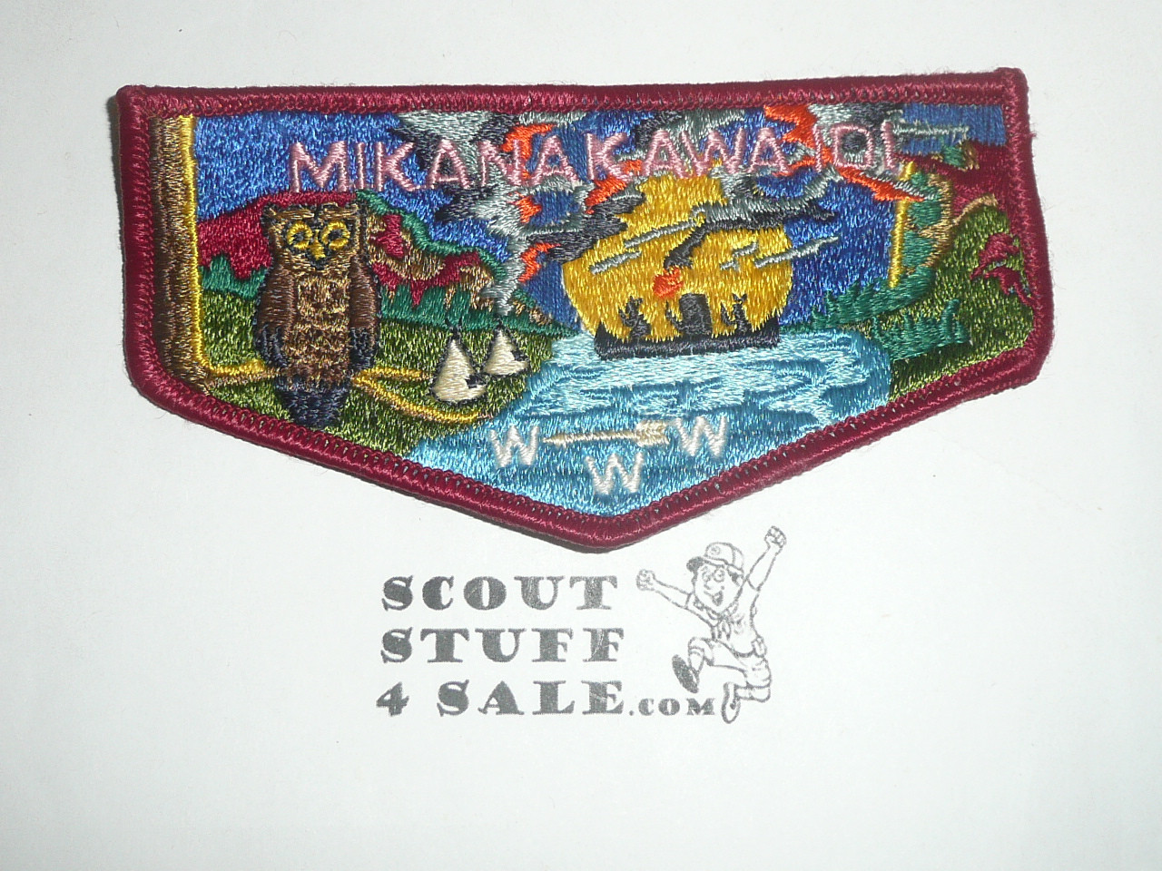 Order of the Arrow Lodge #101 Mikanakawa s1a Flap Patch