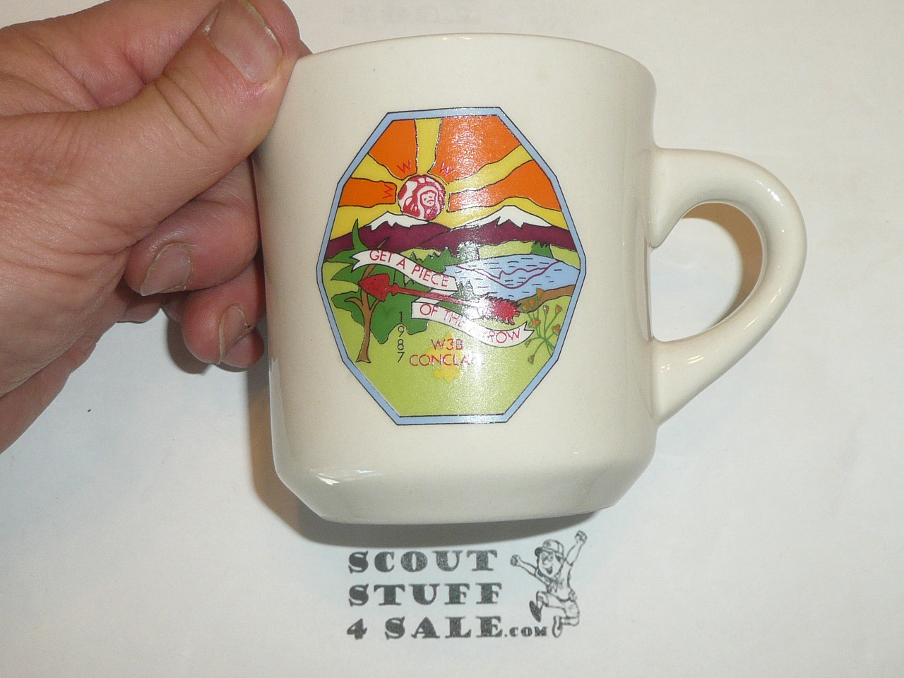 1987 Order of the Arrow Section W3B Conference Mug