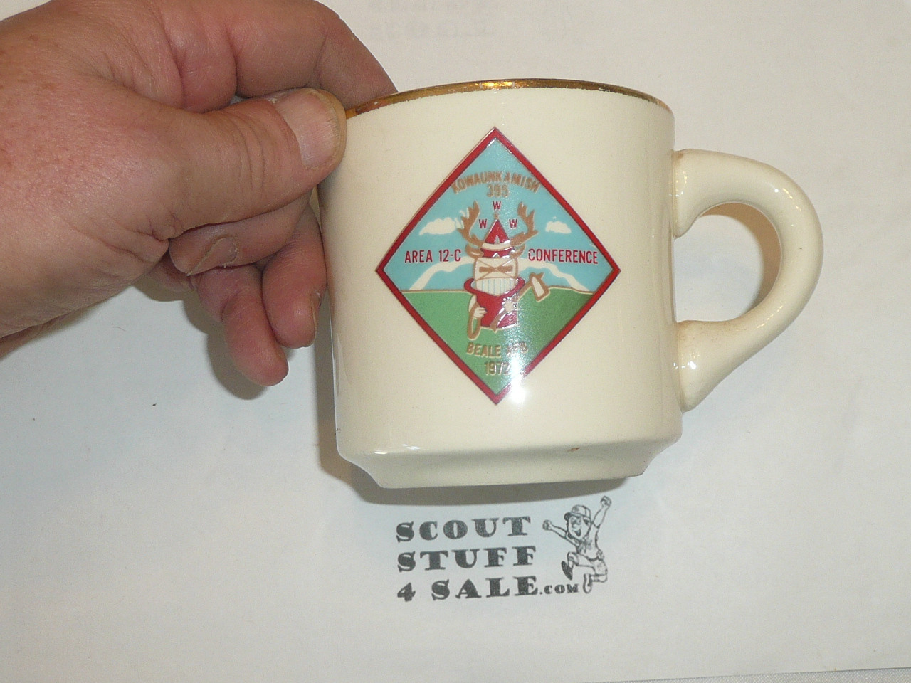1972 Order of the Arrow Area 12C Conference Mug