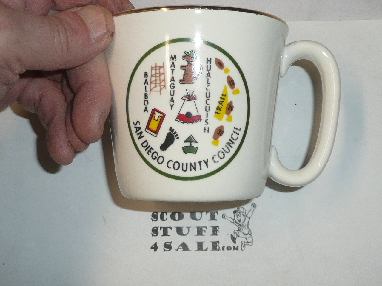 Camps Balboa, Mataguay and Hualcucuish Mug, San Diego County Council