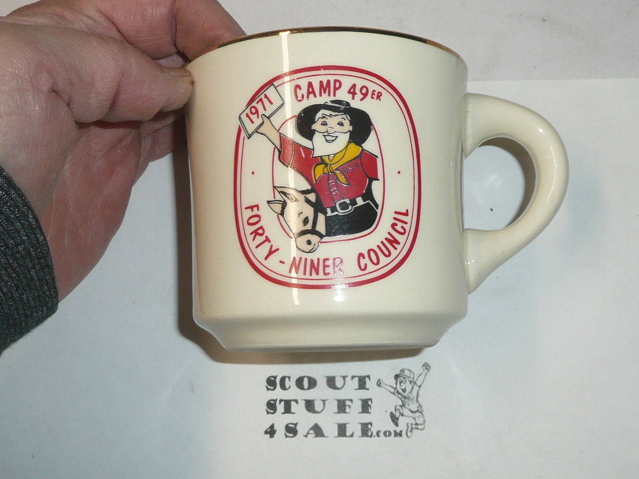 1971 Camp 49er Mug, Forty Niner Council