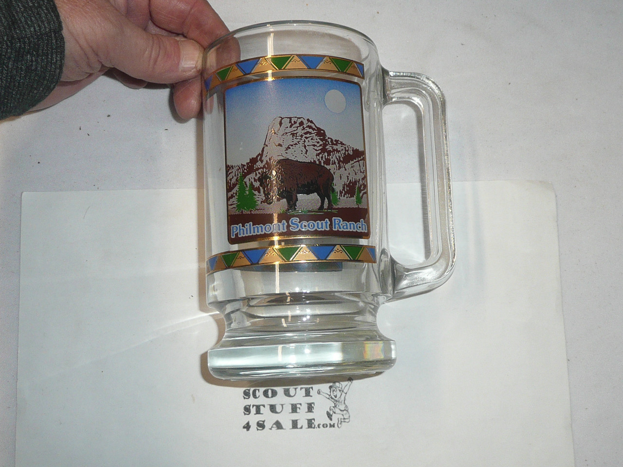 Philmont Scout Ranch Mug, Glass Beer Stein