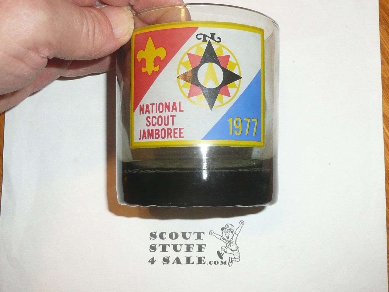 1977 National Jamboree Glass Cup