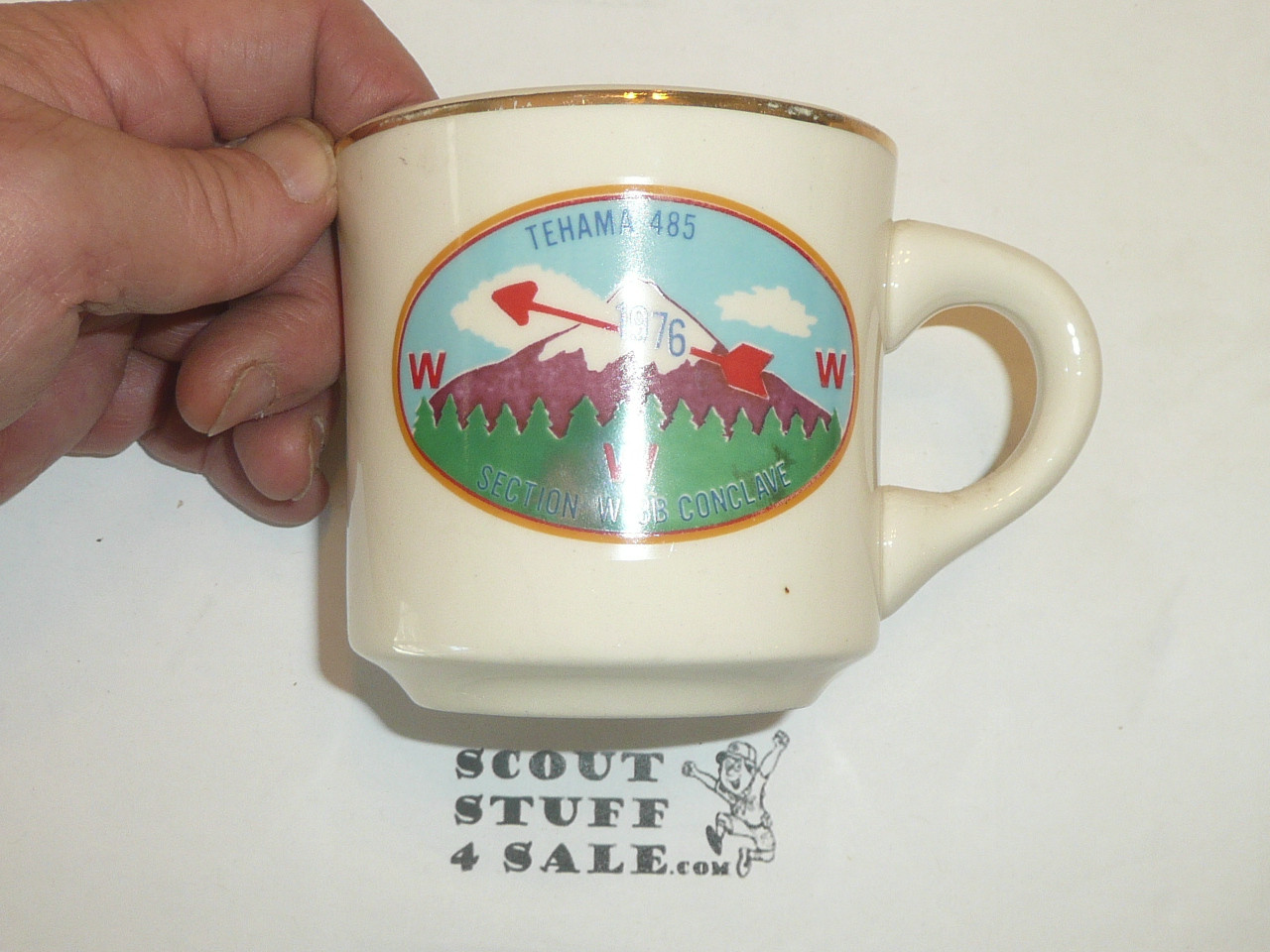 1976 Order of the Arrow Area W3B Conference Mug