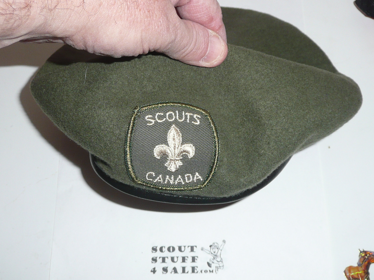 Official Boy Scouts of Canada Wool Beret, Size 7 1/2