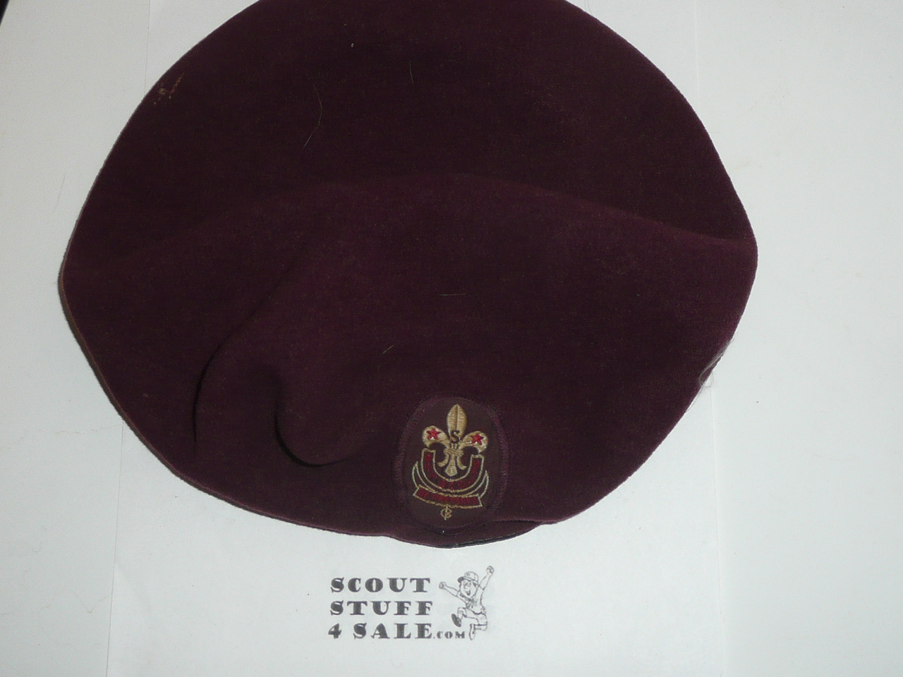 Official Boy Scout Wool Beret, Country unknown