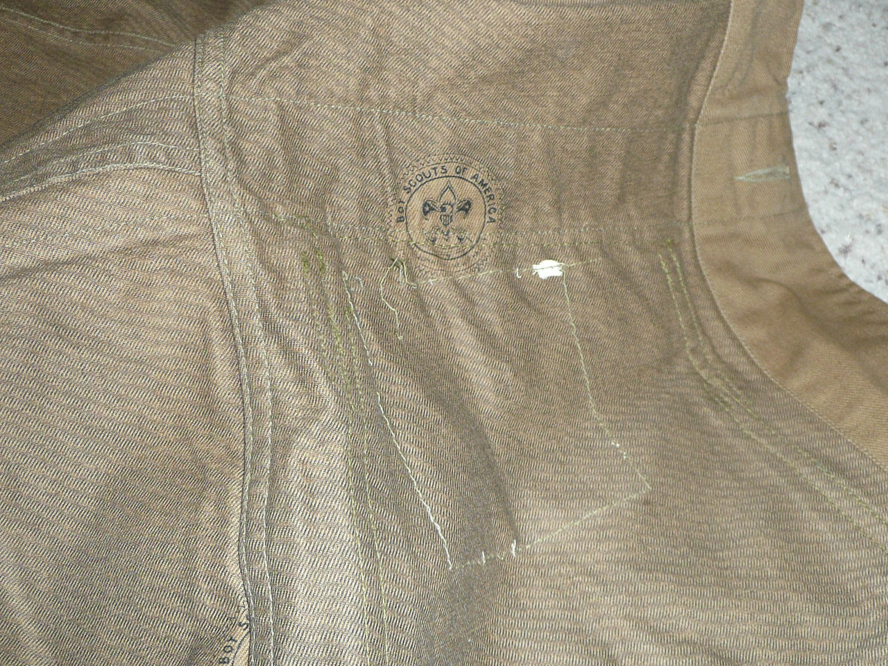 1920's Sigmund Eisner Boy Scout Jacket with Metal Buttons, 17" chest