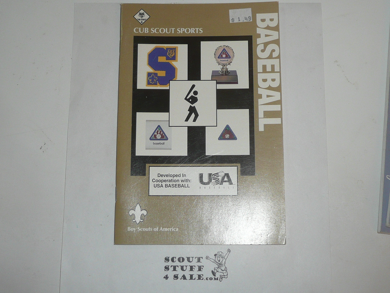 Cub Scout Sports Pamphlet, Baseball, 1996 printing