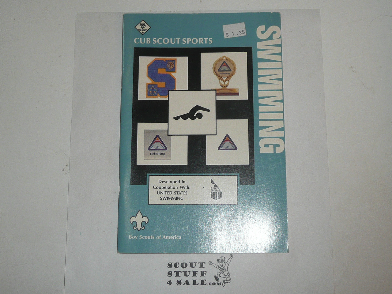 Cub Scout Sports Pamphlet, Swimming, 1995 printing