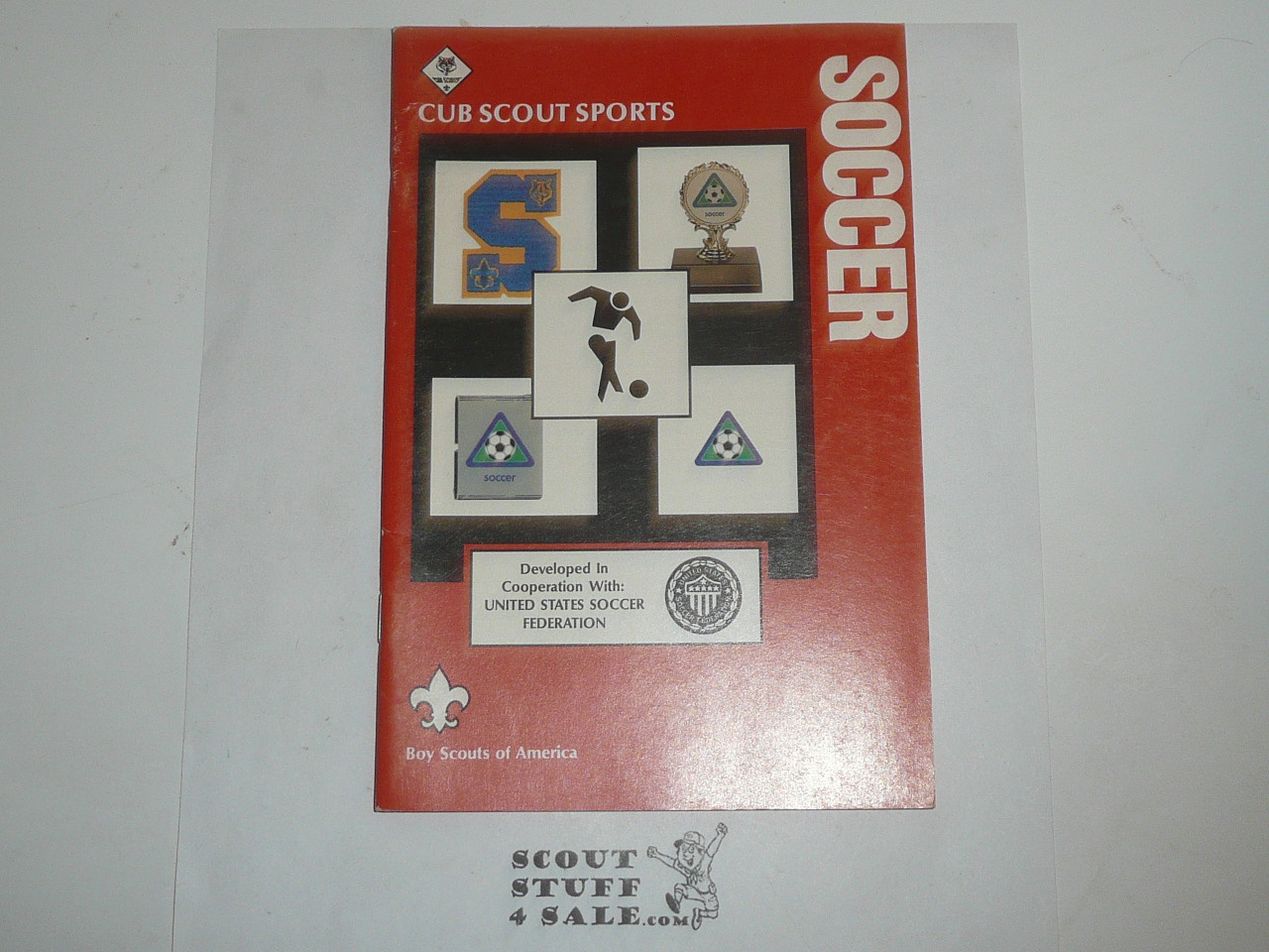 Cub Scout Sports Pamphlet, Soccer, 1985 printing