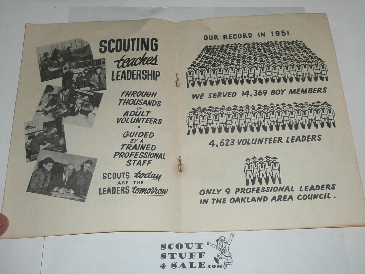 1952 Oakland Area Council Fundraising and Promotional Brochure