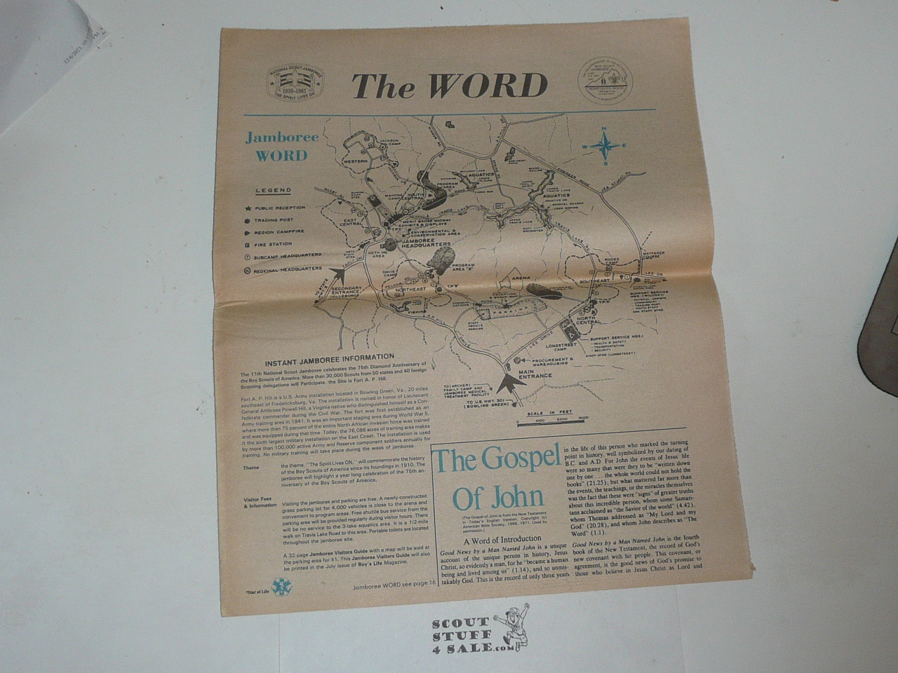 1985 National Jamboree "The Word" Hospitality House Religous Newspaper