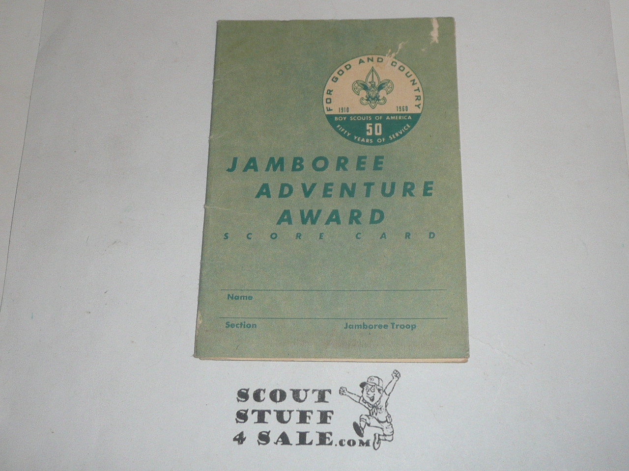 1960 National Jamboree Adventure Award Record Book