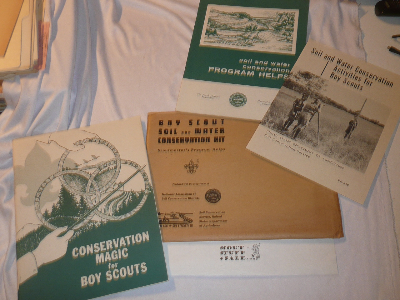 1957 National Jamboree Boy Scout Conservation Kit, Scoutmaster's Program Helps