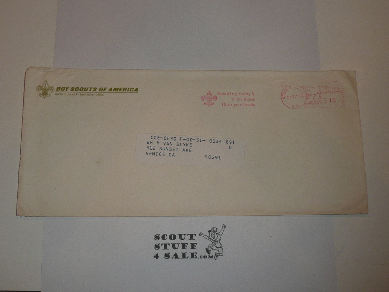 1973 BSA National Office Envelope