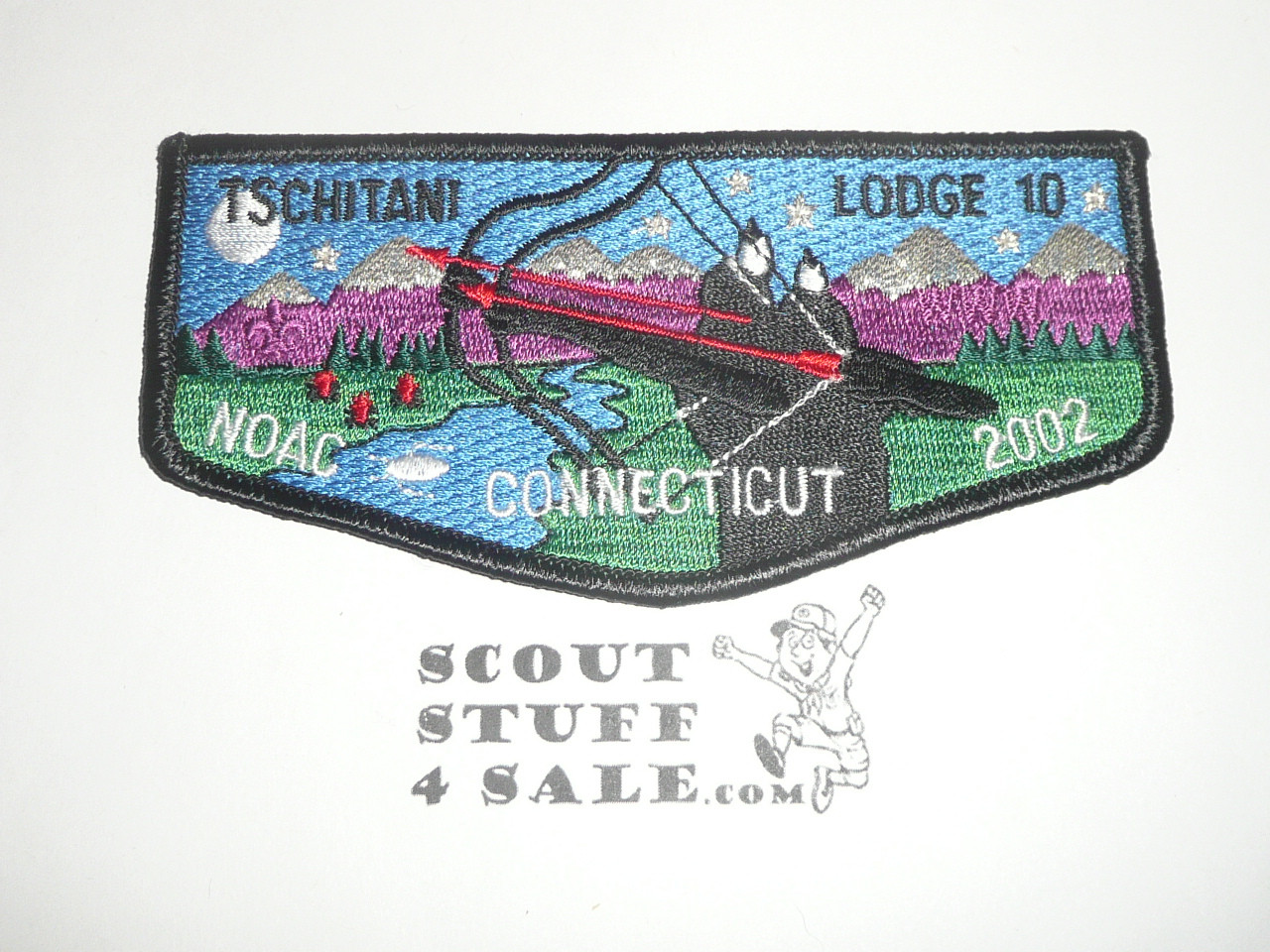 Order of the Arrow Lodge #10 Tschitani s20 2002 NOAC Flap Patch - Boy Scout