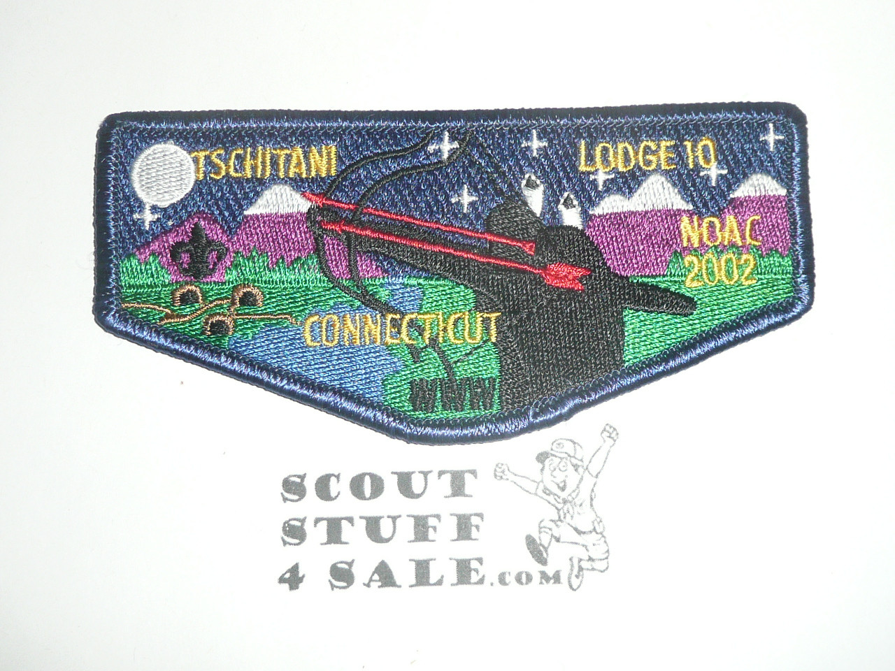 Order of the Arrow Lodge #10 Tschitani s21 2002 NOAC Flap Patch - Boy Scout