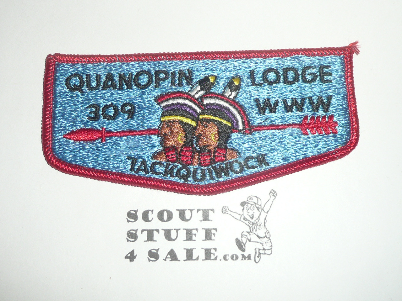 Order of the Arrow Lodge #309 Quanopin s3 Flap Patch