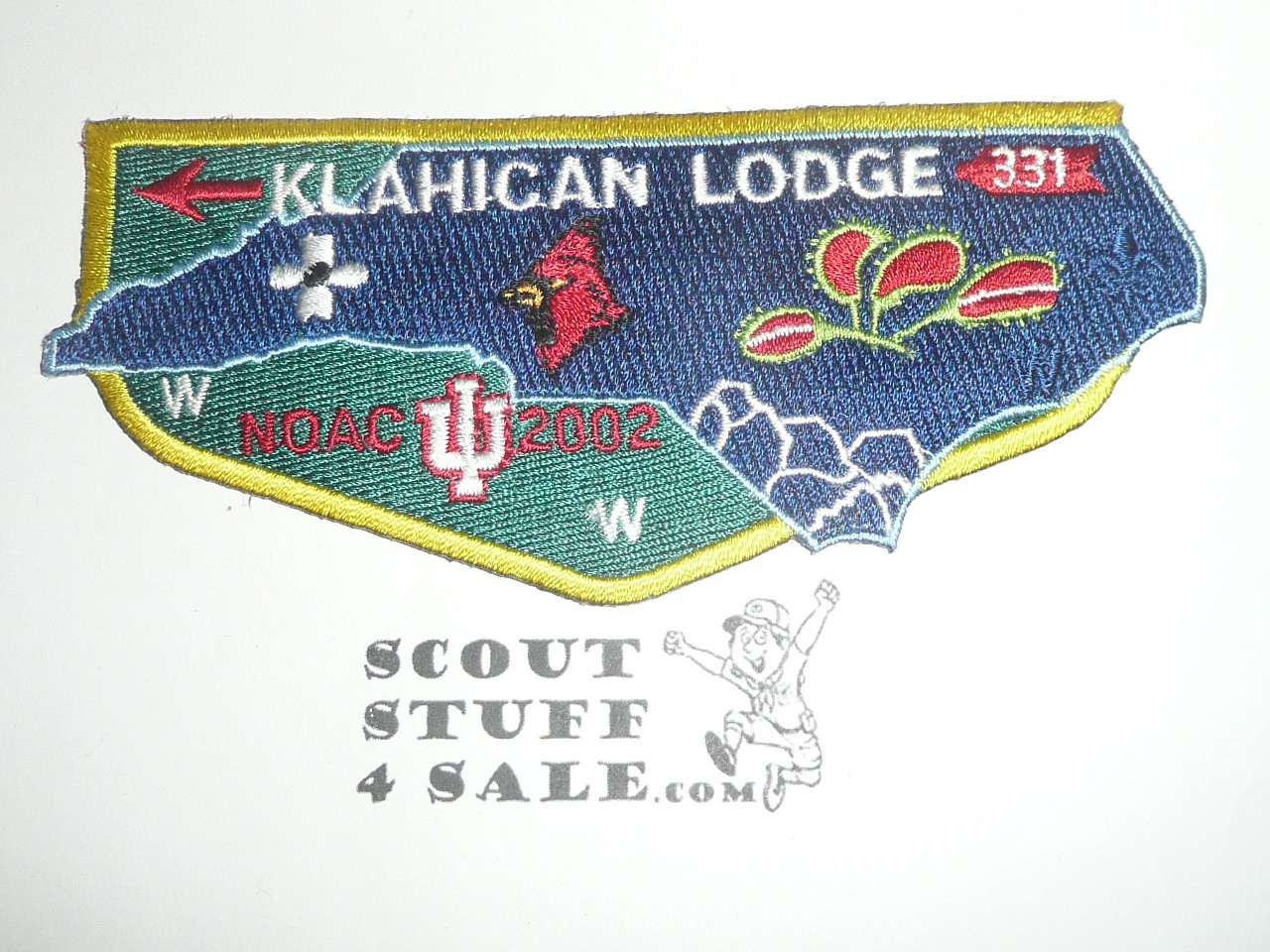 Order of the Arrow Lodge #331 Klahican s49 2002 NOAC Flap Patch