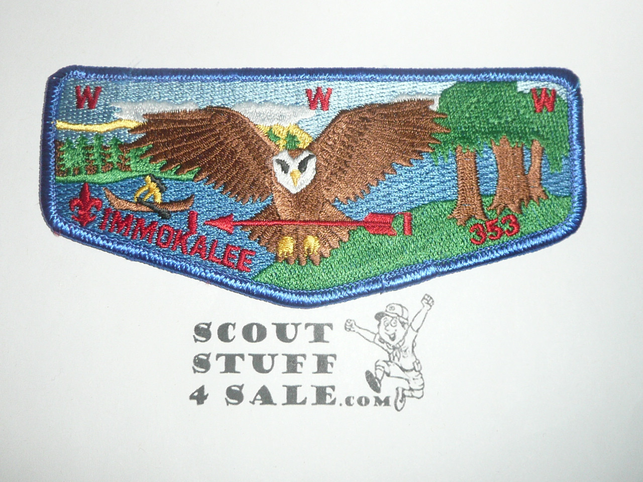 Order of the Arrow Lodge #353 Immokalee s36 Flap Patch