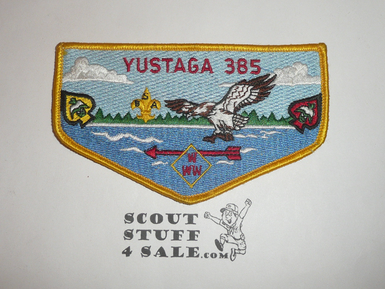 Order of the Arrow Lodge #385 Yustaga s35 Flap Patch