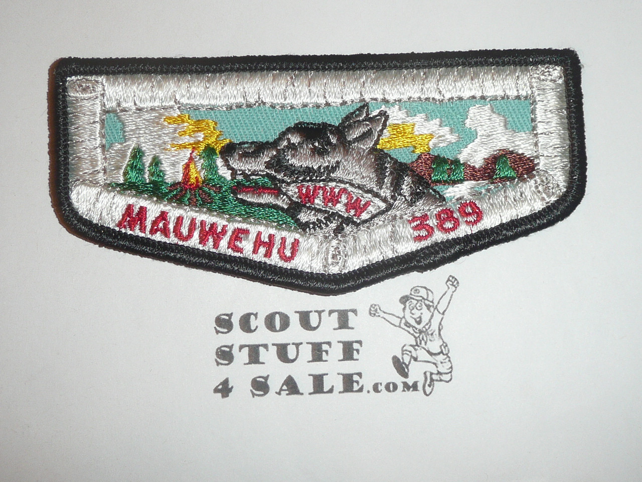 Order of the Arrow Lodge #389 Mauwehu f3 Flap Patch