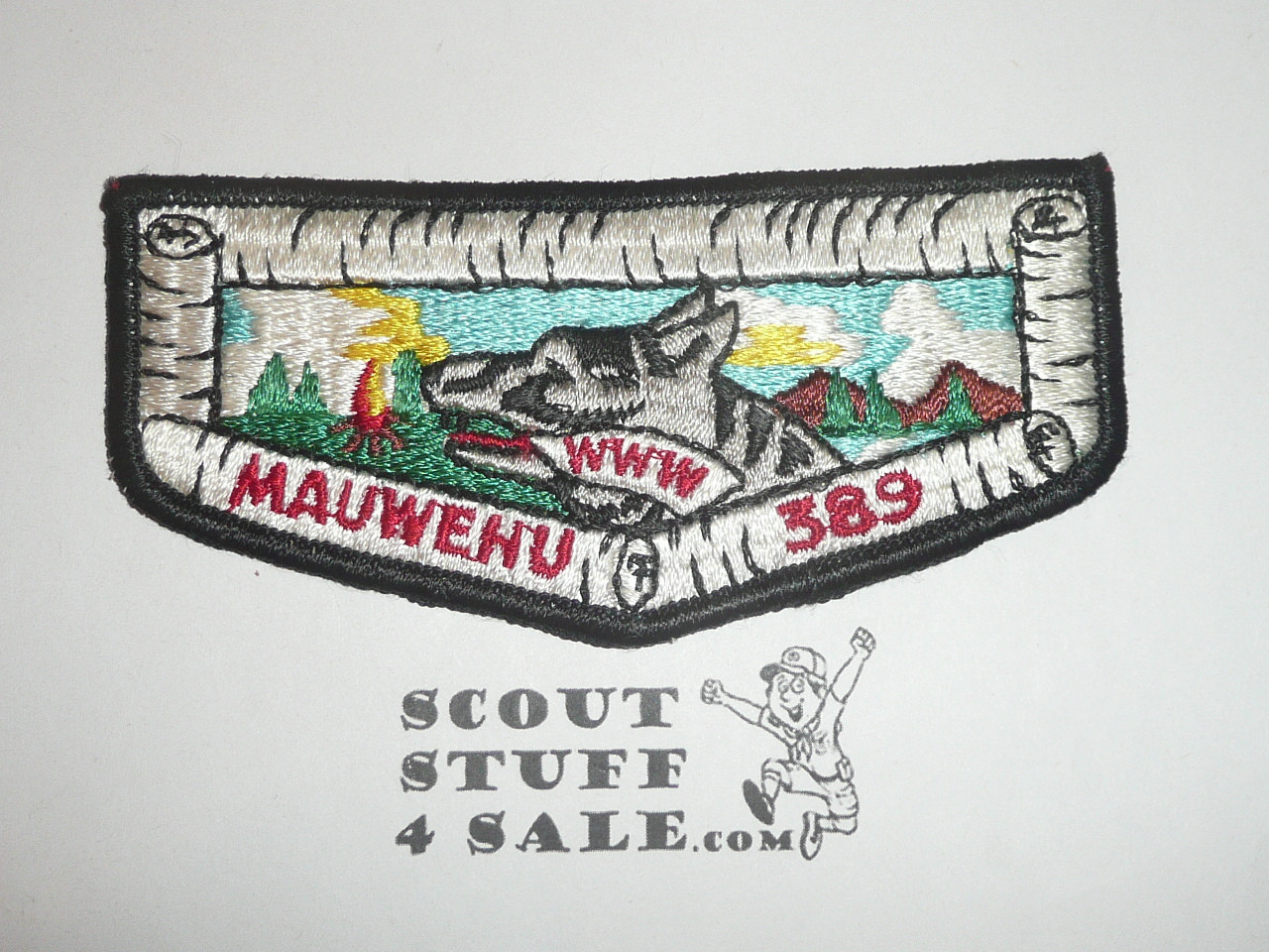 Order of the Arrow Lodge #389 Mauwehu s2 Flap Patch