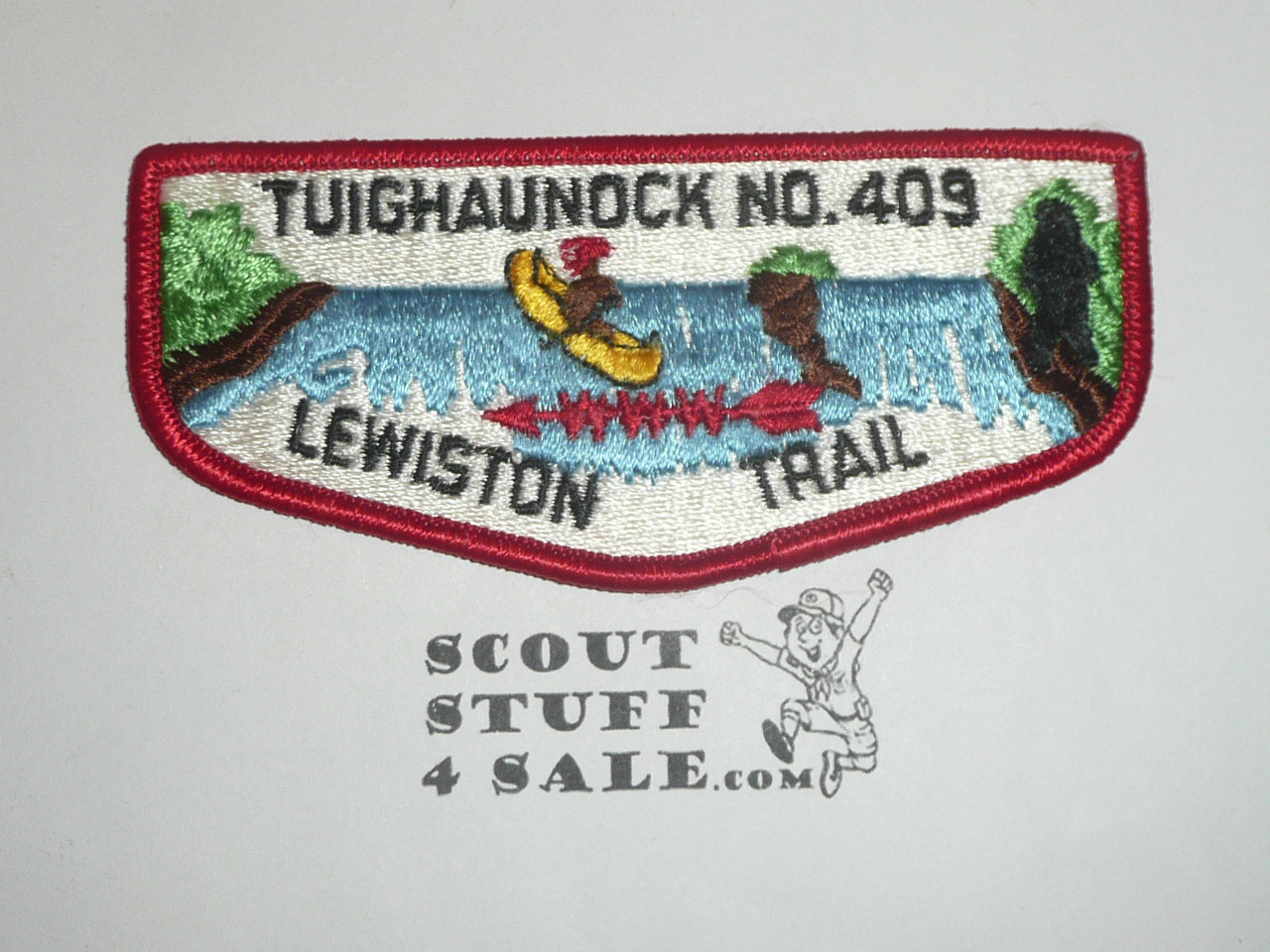 Order of the Arrow Lodge #409 Tuighaunock s7 Flap Patch