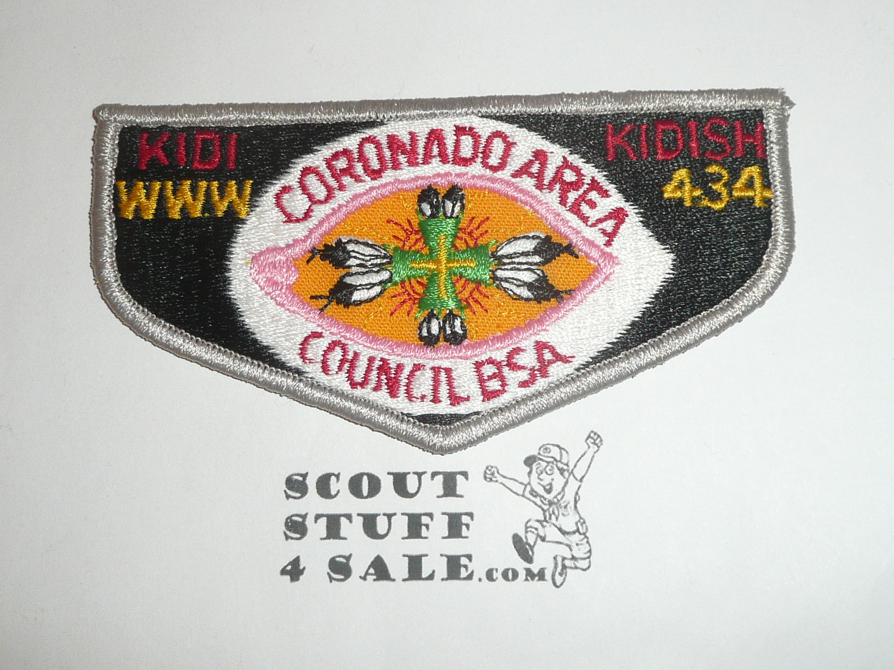 Order of the Arrow Lodge #434 Kidi Kidish f6 Flap Patch