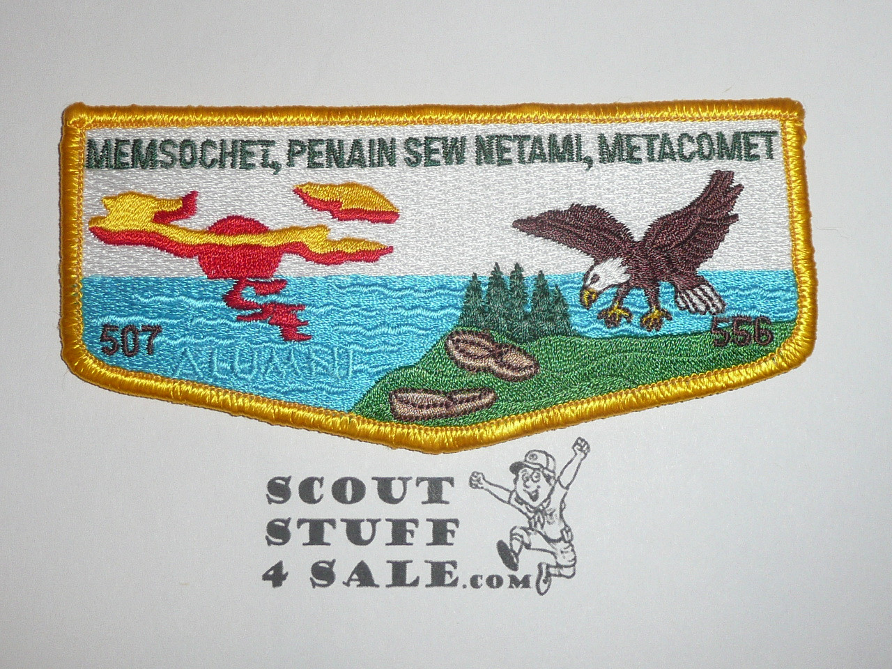 Order of the Arrow Lodge #507 Memsochet s18 Flap Patch