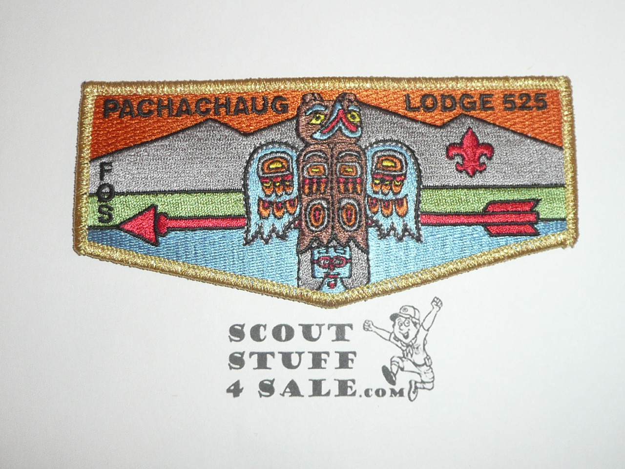 Order of the Arrow Lodge #525 Pachachaug s25 Flap Patch