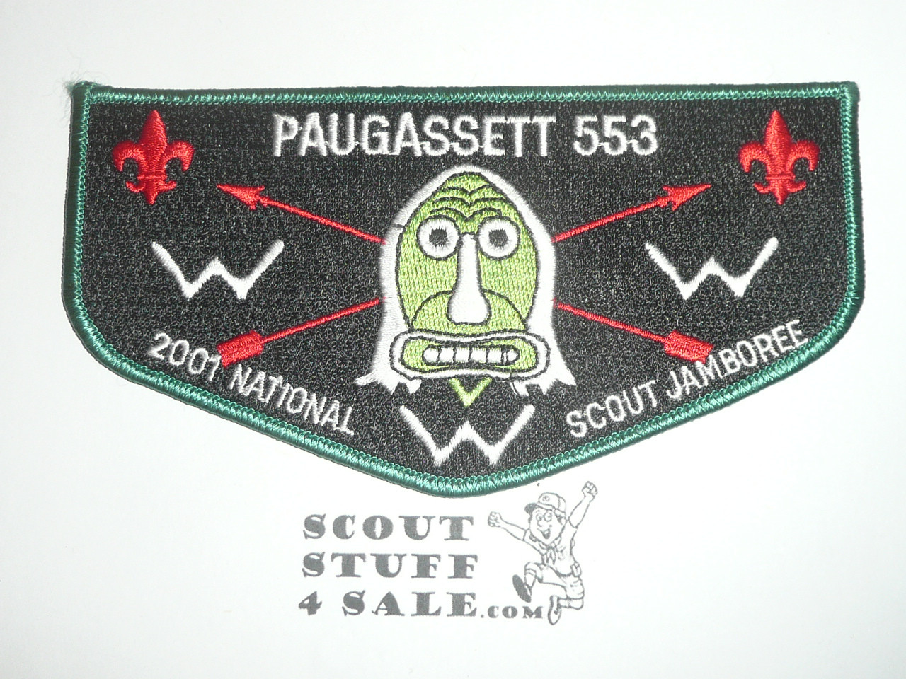 Order of the Arrow Lodge #553 Paugassett s23 2001 National Jamboree Flap Patch