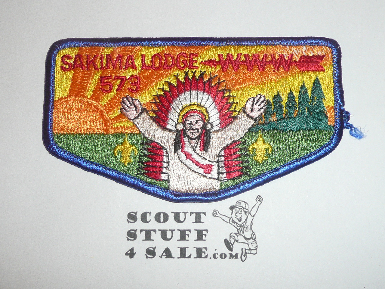 Order of the Arrow Lodge #573 Sakima S12 Flap Patch