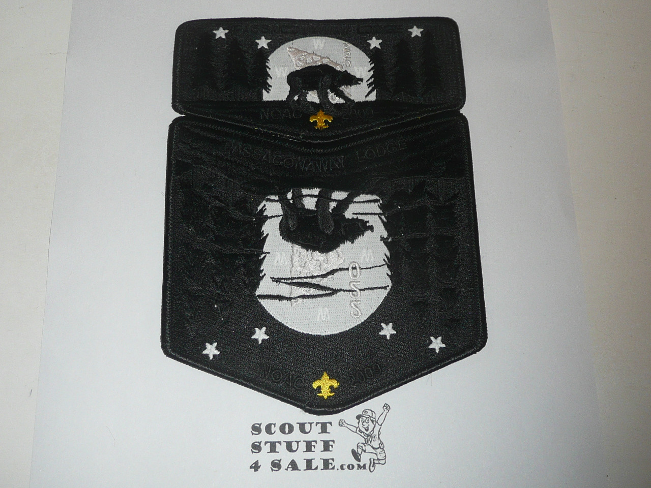 Order of the Arrow Lodge #220 Passaconaway 2009 NOAC THREE Different 2-piece Flap Patch sets