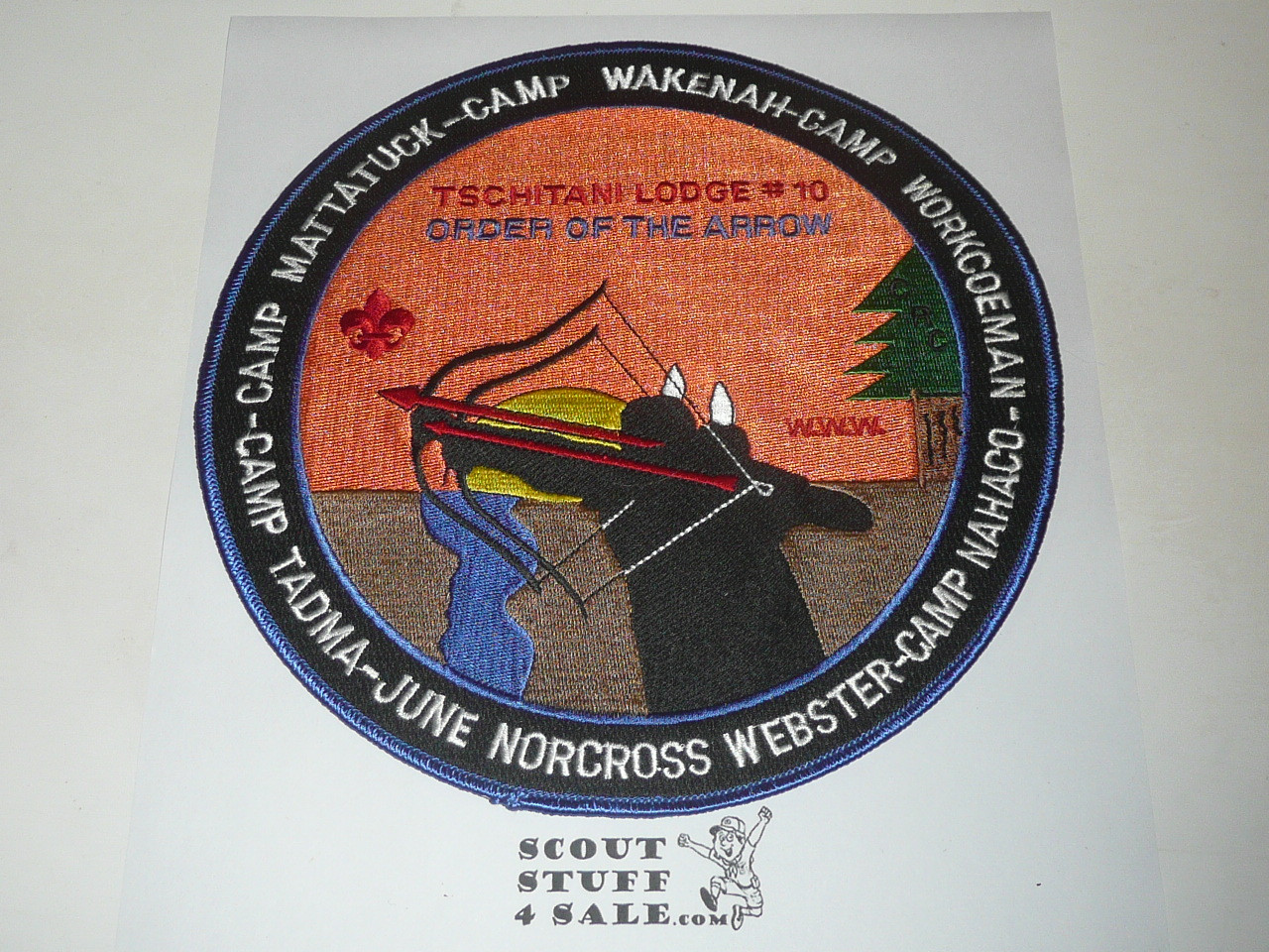 Order of the Arrow Lodge #10 Tschitani j1 Jacket Patch