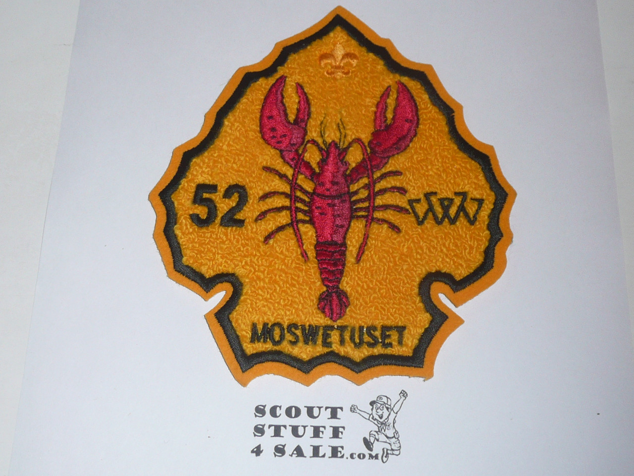 Order of the Arrow Lodge #52 Moswetuset c2 Chenille Patch