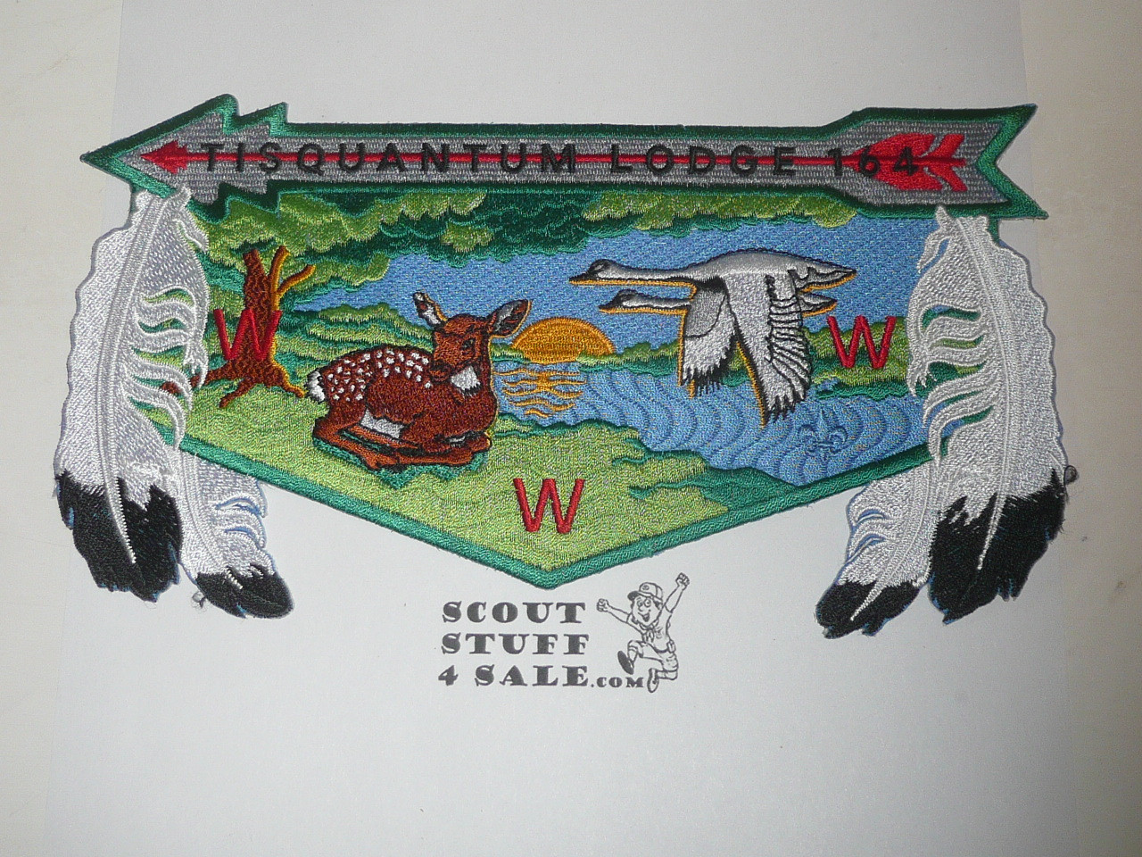 Order of the Arrow Lodge #164 Tisquantum j11a Jacket Patch