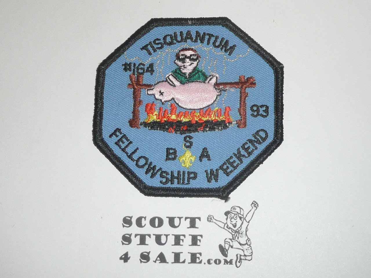 Order of the Arrow Lodge #164 Tisquantum 1993 Fellowship Patch